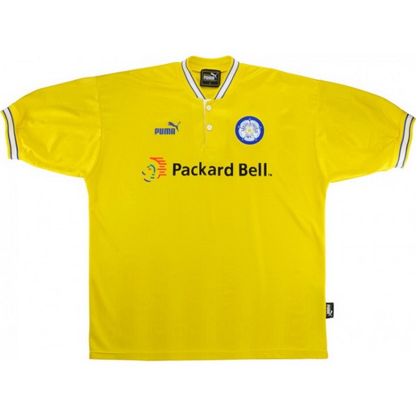 Tailandia Camiseta Leeds United 2ª Retro 1997 1998 Amarillo
